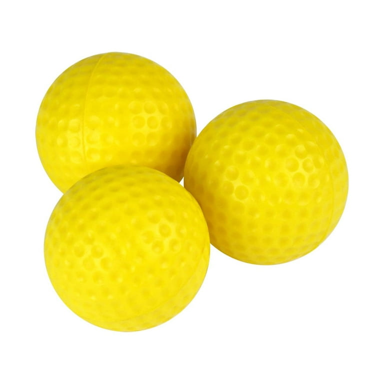 Yellow Foam Practice Golf Balls by JP Lann Available in 12 or 36 count  (each sold separately) 