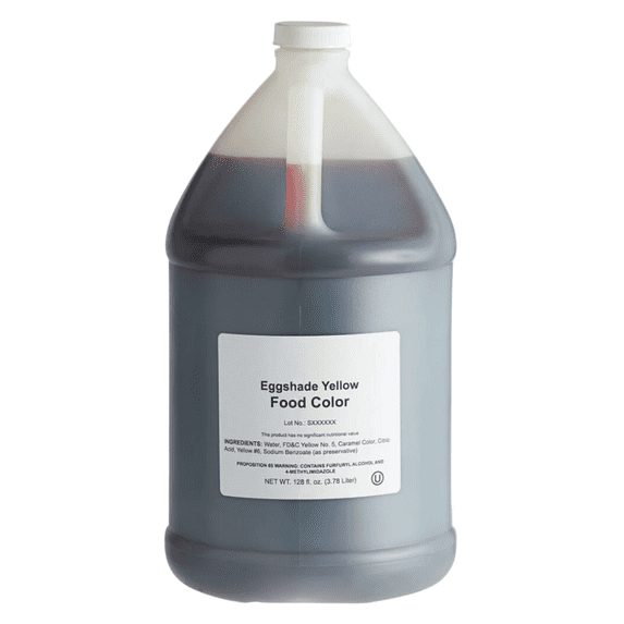 CP HOSPO Yellow Food Color, Bulk Food Service, 3.78L/1 Gallon