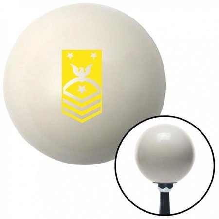 Yellow Force or Fleet Command Ivory Shift Knob with M16 x 1.5 Insert Shifter Auto