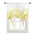 thumbnail image 1 of Yellow Forest Tie Up Curtains for Kitchen Bathroom Bedroom Windows 63 Inch Length, Modern Abstract Silhouette Art Balloon Drape Curtains Shade Rod Pocket Drapery Curtain Panel, 52"x63", 1 of 7