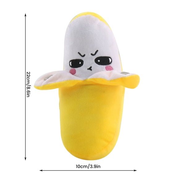 Yellow Fruit Beat Piano For Children Interactive Sensor Plush Toy For Music Learning A