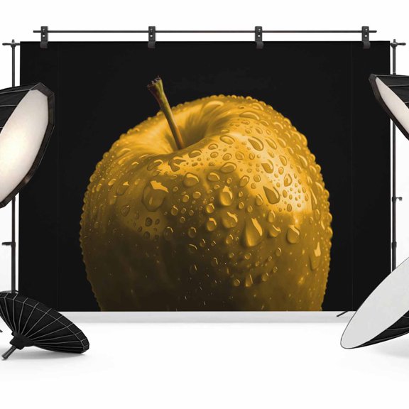 Yellow Fruit Photography Backdrop 7x5FT, Berry Drops Modern Classic Photo Backdrops, Background for Photography Studio Photo Studio Background, Back Drop for Photoshoot