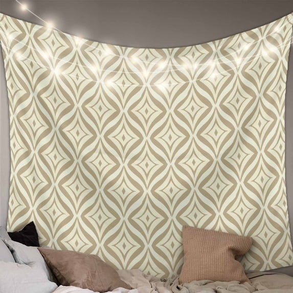 Yellow Geometric Large Tapestry for Bedroom Wall Hanging Tapestry, Contemporary Art Modern Abstract Ceiling Backdrop Tapestries Poster Blanket Wall Decor for Teens Room Living Room Dorm 100" x 59"