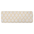 thumbnail image 1 of Yellow Geometric Quatrefoil Pattern Kitchen Rug Mat,Kitchen Runner Rugs Non Skid Washable,Decorative Kitchen Floor Mats for Kitchen,Sink,Laundry,17"x47.2", 1 of 7