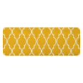 thumbnail image 1 of Yellow Geometric Quatrefoil Pattern Kitchen Rug Mat,Kitchen Runner Rugs Non Skid Washable,Decorative Kitchen Floor Mats for Kitchen,Sink,Laundry,17"x47.2", 1 of 7