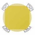 thumbnail image 1 of Yellow Geometric Round Fitted Tablecloth with Elastic Edge, Waterproof Table Cloth Table Cover for 36"-44" Tables, White Greek Key Design Abstract Modern Art Tablecloths for Dining Picnic Outdoor, 1 of 9