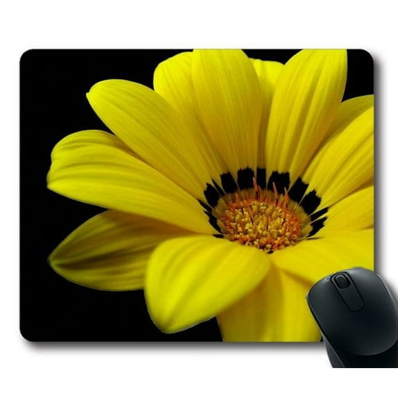 Yellow Gerbera Flower big petals Mouse pads Gaming Mouse Pad 9.84x7.87 inches