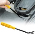 thumbnail image 1 of Yellow Glue Pry Tool For Car Door Panels Clip Removal Tool For Door Panels Horn For Nail Removal Interior Trim Tool, 1 of 9