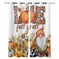 thumbnail image 1 of Yellow Gnomes Pumpkins Blackout Curtains for Bedroom Living Room Darkening Curtains 96 Inches Long Watercolor Country Botanical Window Curtain 2 Panels Set Window Treatment Grommet Drapes 52"x96", 1 of 9