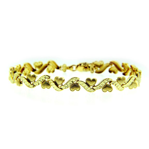 Yellow Gold Bracelet - The Love Is Everywhere Bracelet