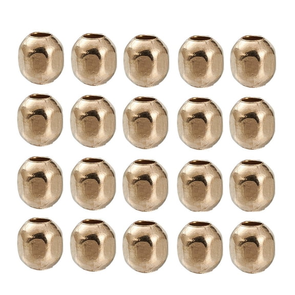 Yellow Gold Filled Beads 1/20 14K Gold Filled Cadmium Free & Nickel Free & Lead Free Faceted Oval 2x1.7mm Hole: 0.8mm