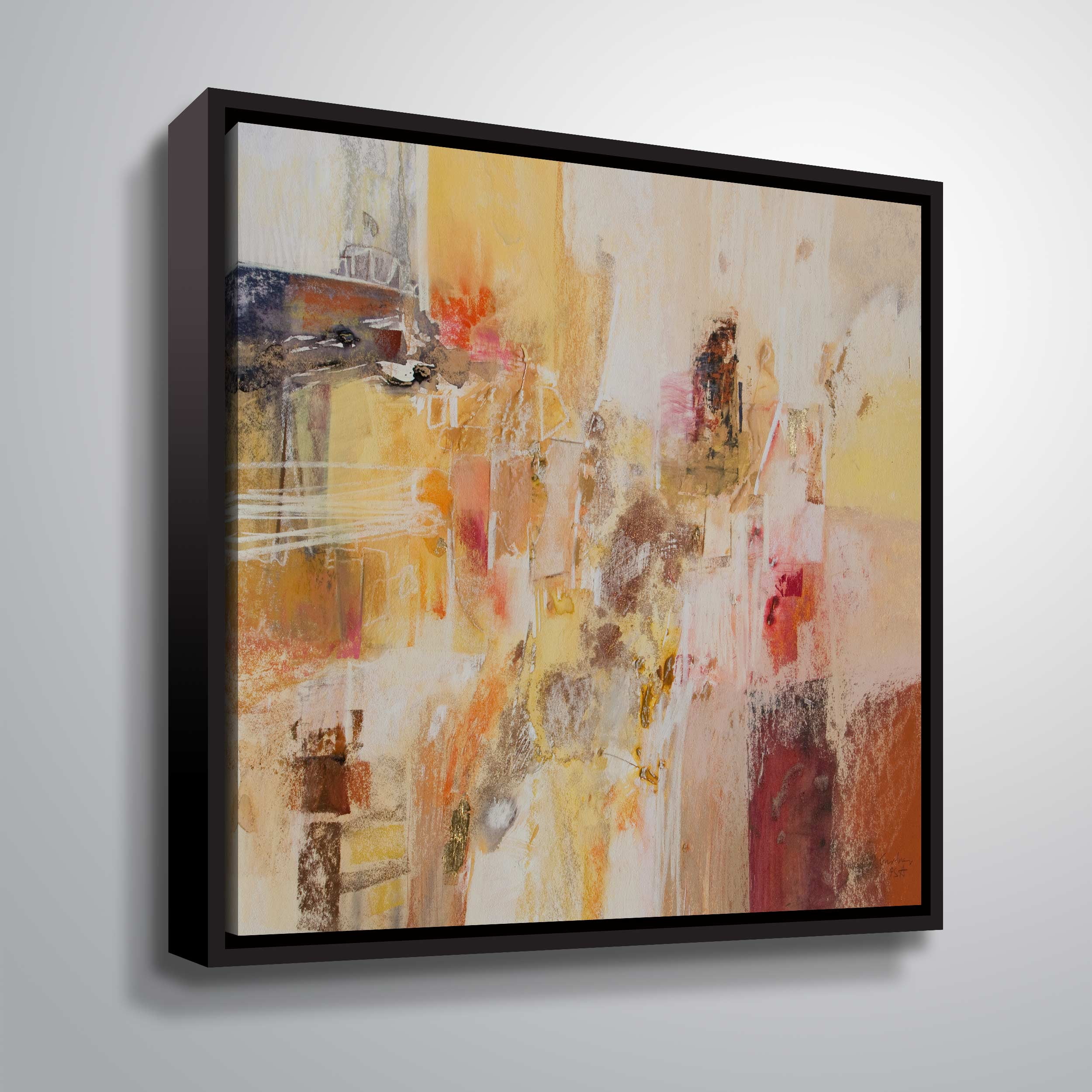 Yellow & Gold Leaf I