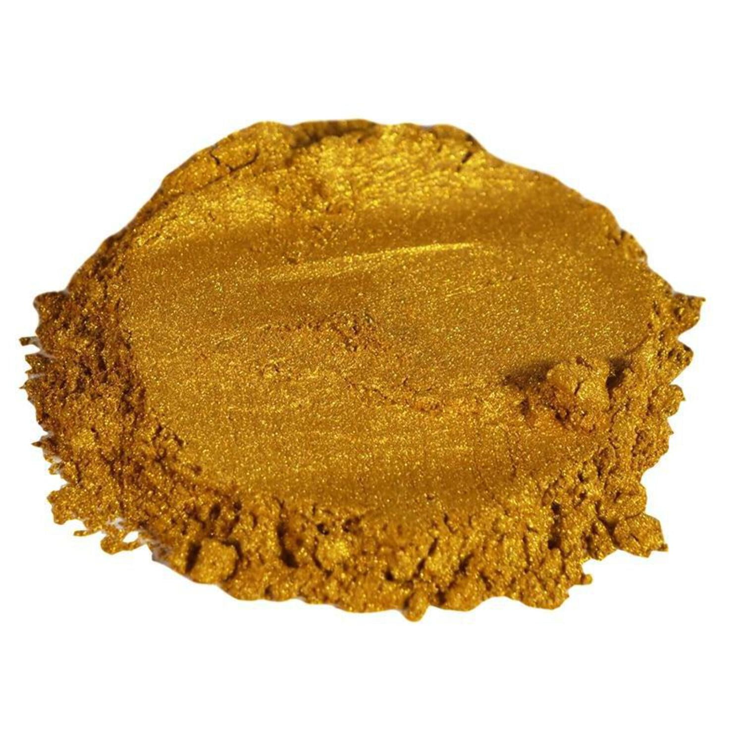 Yellow Gold Metallic Powder (PolyColor) Mica Powder for Epoxy Resin Kits,  Casting Resin, Tumblers, Jewelry, Dyes, and Arts and Crafts! (Color Pigment