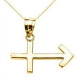 thumbnail image 1 of Yellow Gold Sagittarius December Zodiac Sign Pendant Necklace :  10K  Pendant with 22" chain, 1 of 1