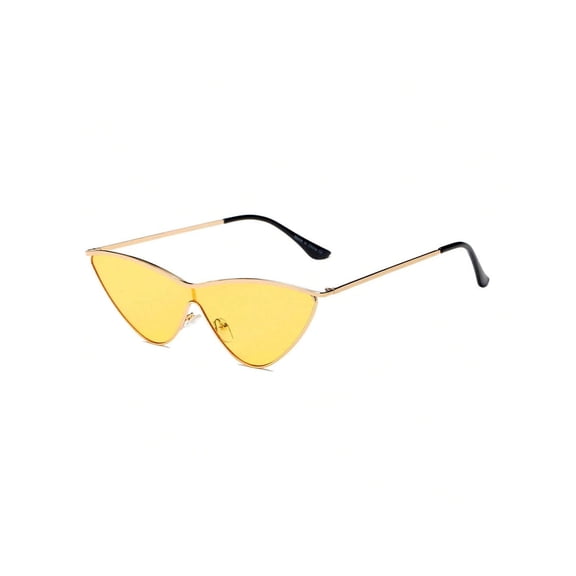 Yellow & Gold Sunglasses - Warm Color UV400 Protection Summer Festival Outdoor Shades