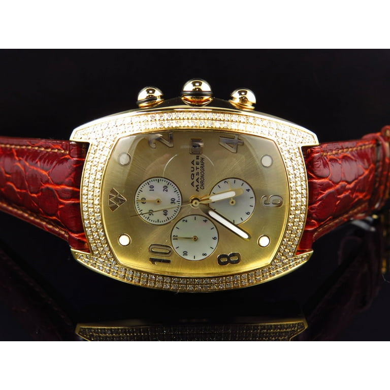 Aqua master clearance bubble diamond watch