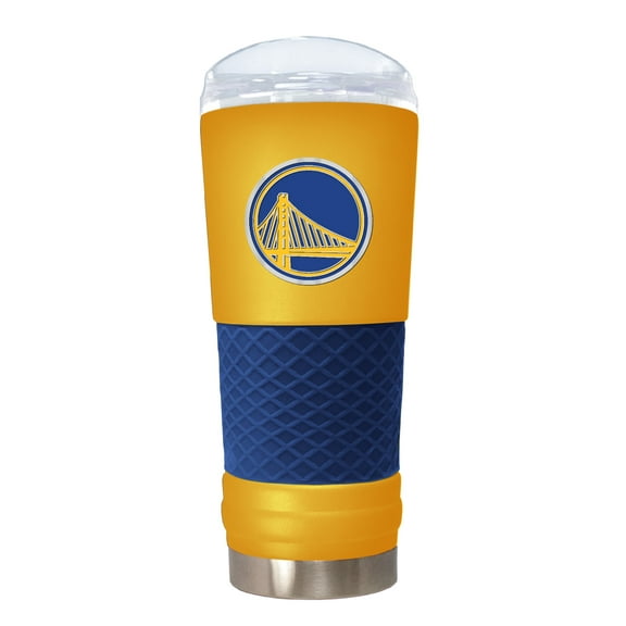 Yellow Golden State Warriors 24oz. Powder Coated Draft Travel Mug