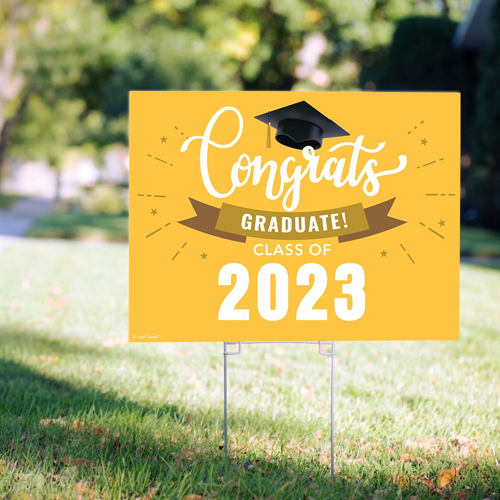 Yellow Graduation Yard Signs Class of 2023 - Walmart.com