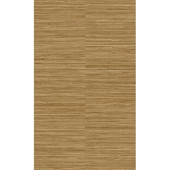 Yellow Grasscloth Effect Textured Wallpaper