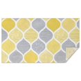 thumbnail image 1 of Yellow and Gray Geometric Quatrefoil Pattern Rectangle Tablecloth 60"x102",Waterproof Polyester Rectangle Table Cloth, Wipeable Spillproof Polyester Tablecloth for Dining, Camping, Indoor and Outdoor, 1 of 6