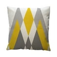 thumbnail image 1 of Yellow and Gray Throw Pillow Covers, 18 x 18 Inches Modern Abstract Black Grey Stripes Gray White Acrylic Bold Decorative Pillow Cases Home Decor Square Pillowcases, 1 of 4