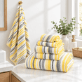 Yellow Gray Towels For Bathroom 6 Pack Ton - Walmart.com
