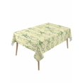 thumbnail image 1 of Yellow Green Coastal Table Cloth, Waterproof Tablecloth for Rectangle Tables, Starfish Nautical Ocean Sea Wooden Reusable Washable Fabric Table Cover for Restaurant Kitchen Dining Tables 60"x120", 1 of 9