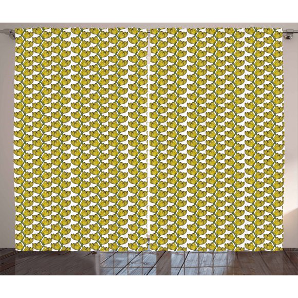 Yellow Green Bedroom