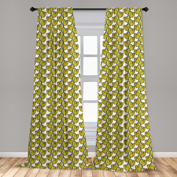 Yellow Green Bedroom