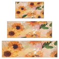 thumbnail image 1 of Yellow Green Leaf Sunflower Pattern Kitchen Rugs Sets Of 3,Kitchen Runner Rugs Non Skid Washable,Decorative Kitchen Floor Mats for Kitchen,Sink,Laundry,17"x30"+ 17"x47" + 17"x59", 1 of 6