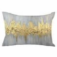 thumbnail image 1 of Yellow Grey Abstract Throw Pillow Cover 20 x 36 Inch Decorative Pillow Cover Vintage Modern Gradient Lumbar Pillowcase Seasonal Rectangle Cushion Case for Couch Sofa Bed Living Room, 1 of 7