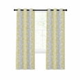 thumbnail image 1 of Yellow Grey Botanical Blackout Curtains 84 Inches Long for Bedroom,Pastoral Spring Summer Leaf Aesthetics Thermal Insulated Room Darkening Black Out Curtain Panels Grommet Drapes for Living Room, 1 of 8
