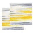 thumbnail image 1 of Yellow Grey Kitchen Dish Towels for Drying Dishes Set of 2, Vintage Farmhouse Abstract Oil Painting Waffle Weave Microfiber Hand Tea Bathroom Towels Quick Dry & Absorbent Towel 12x12, 1 of 7