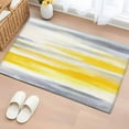 thumbnail image 1 of Yellow Grey Ombre Area Rugs 2x3 for Living Room, Abstract Art Oil Painting Rustic Modern Non Slip Washable Rug Runner, Low Pile Indoor Floor Carpet Mat Bathroom Rugs for Bedroom, Kids Room, 1 of 9