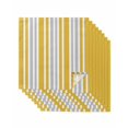 thumbnail image 1 of Yellow Grey Stripe Cloth Napkins Set of 8 Reusable Dinner Napkins, Farmhouse Minimalist Striped Cocktail Napkin Washable Table Napkins for Wedding/Holiday Party/Baby Shower 20"x20", 1 of 7