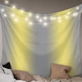 thumbnail image 1 of Yellow Grey Stripes Tapestry for Bedroom Wall Hanging Tapestry, Modern Minimalist Solid Gradient Ceiling Backdrop Tapestries Poster Blanket Wall Decor for Teens Room Living Room Dorm 55" x 73", 1 of 8