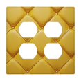 thumbnail image 1 of Yellow Grid Pattern Light Switch Cover Decorative Switch Plates and Outlet Covers Wall Plate for Electrical Kitchen Home Office Art Decor Mid-size, 1 of 4