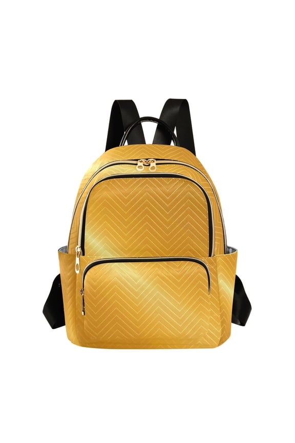Yellow Halo Fashion Backpack Quilted Lightweight Women Travel Daypack 8.5L