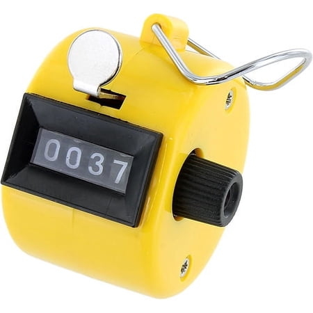 Yellow Hand Tally Counter