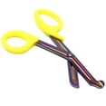 thumbnail image 1 of Yellow Handle with Fluoride Multi Color Blades Trauma Shears 7.25", 1 of 1