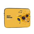 thumbnail image 1 of Yellow Headphones 15 inch Portable Laptop Sleeve Compatible with MacBook Air Notebook Computer Case for Men Women College School Students, 1 of 7
