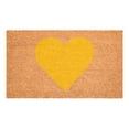thumbnail image 1 of Calloway Mills 106792436 Yellow Heart Doormat, 24 x 36 in., 1 of 7
