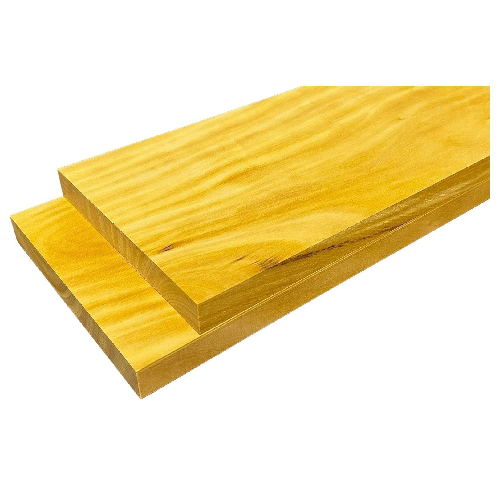 Yellow Heart Lumber Boards 3/4" x 6" (2 Pieces)