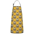thumbnail image 1 of Yellow Hedgehog Pattern Apron-Garden Aprons for Women with Pockets-Cotton Linen Waterproof Kitchen Cooking Gardening Aprons Adjustable for Kitchen,Cooking,BBQ and Salon 33x27 Inch, 1 of 7