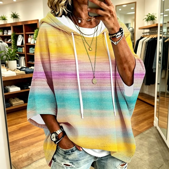 Yellow Hoodies for Women Oversized In We Wear Sweatshirt Shirt Support Breast Cancer Shirts for Women