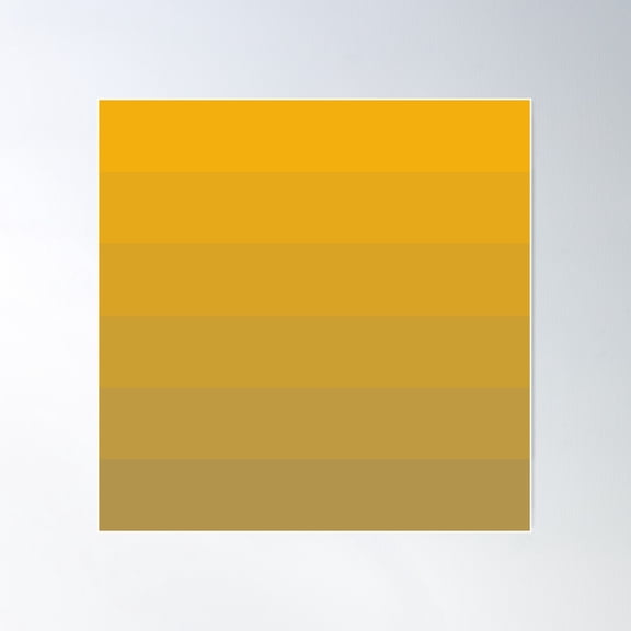 Yellow Horizontal Stripes Poster Wall Art, Modern Wall Decor For Living Room Bedroom, 24x24 UNFRAMED