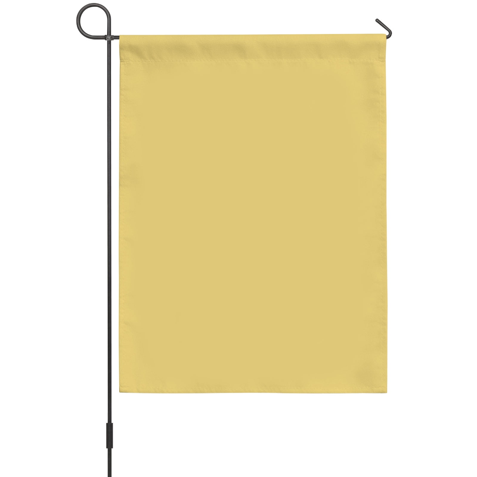 Yellow House Flag 28 x 40 Inches, Modern Solid Color Weather Proof Outdoor Patio Flags Double Sided Small House Decoration for Yard Lawn Outside Home