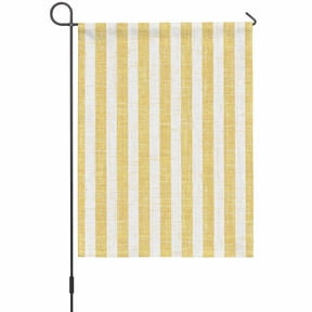 Yellow House Flags For Outdoor, Modern Abstract Linens Farmhouse Small Double Side Yard Flags Weather Proof House Decor for Lawn Outside Holiday 28 x 40 Inches
