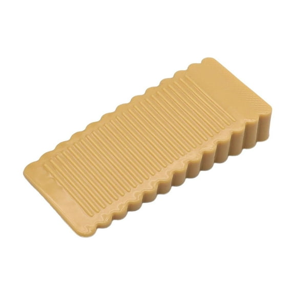 Yellow Household Door Stopper Silicone Door Wedge Windproof Fixed Door Card Non Slip Door Stopper Household Good Things Multiple Color Options Yellow