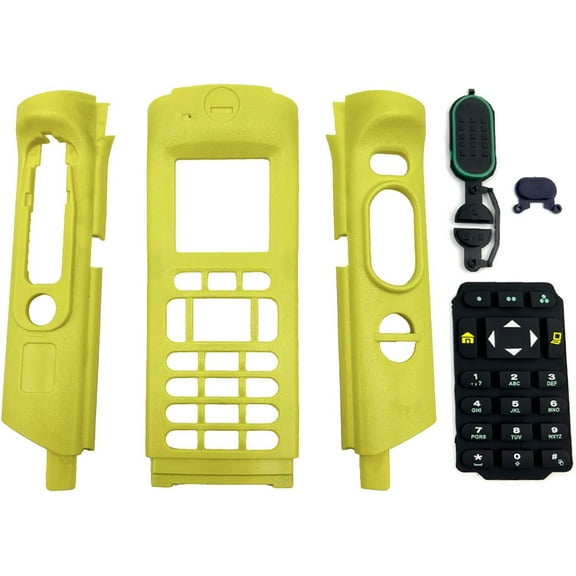 Yellow Housing Case Front Cover with Full-Keypad for Two Way Radio APX6000 APX6000XE APX8000 APX8000XE M3